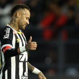 Neymar a bien prolongé à Santos KEYSTONE/EPA/Isaac Fontana